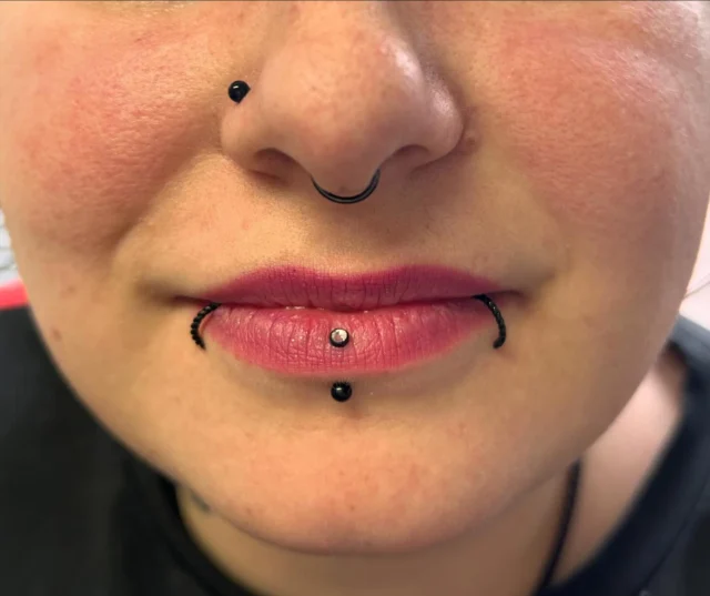 #lippenpiercing #ashley #septumpiercing #nasenpiercing #nostrilpiercing #tathspiekswerkstatt #tathspiercing #wächtersbach #pierced