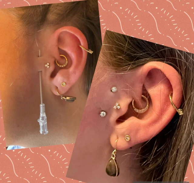 #surface #traguspiercing #helixpiercing #ohrpiercing #tathspiekswerkstatt #tathspiercing #wächtersbach #piercingliebe