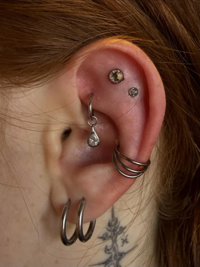 #ohrpiercing #conch #tathspiekswerkstatt #wächtersbach #lobepiercing
